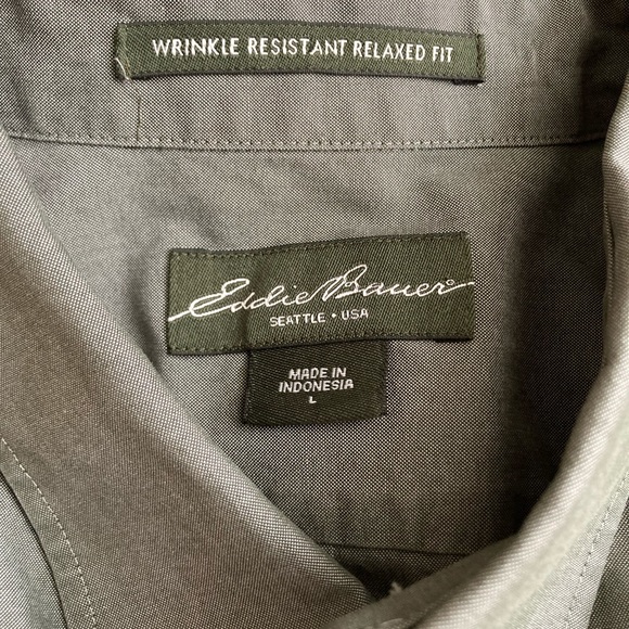 Eddie Bauer Men’s Wrinkle Resistant Relaxed Fit - Picture 7 of 7